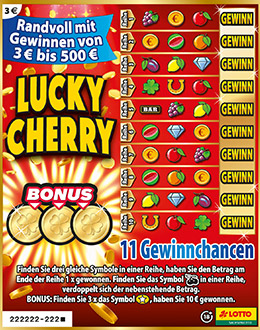 Das Rubbellos Lucky Cherry