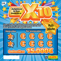 X10 Los im Lotto Kiosk