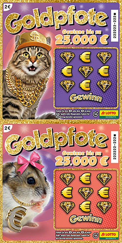  Goldpfote Los in der Annahmestelle