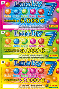 Die Rubbellose Lucky 7