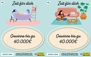 Rubbellos Zeit für dich