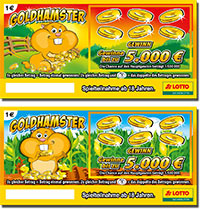 Das Rubbellos Goldhamster