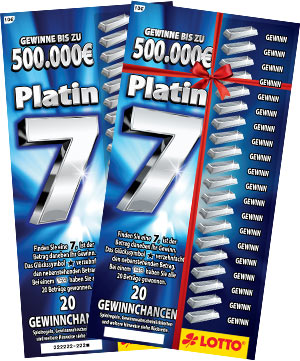 Das Rubbellos Platin 7