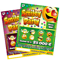 Rubbellos Smiley Party