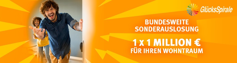 1 x 1 Million € für Ihre Traum-Immobilie