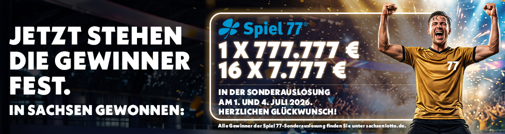 Spiel 77 Sonderauslosung