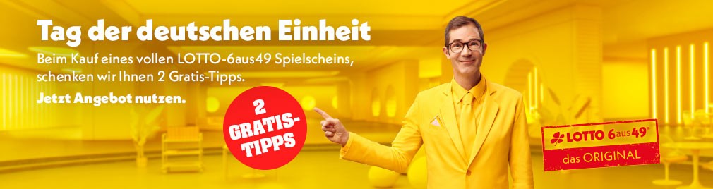 2 LOTTO-Tipps geschenkt