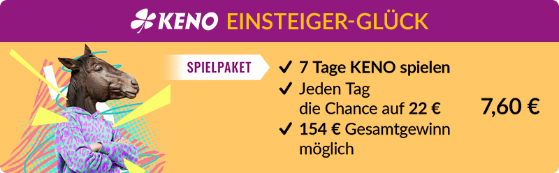 KENO-Paket Einsteiger-Glück