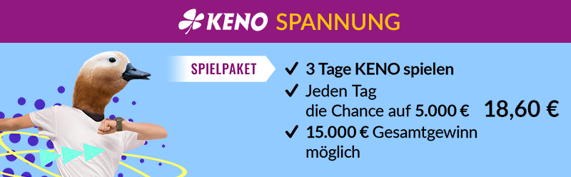 KENO-Paket Spannung